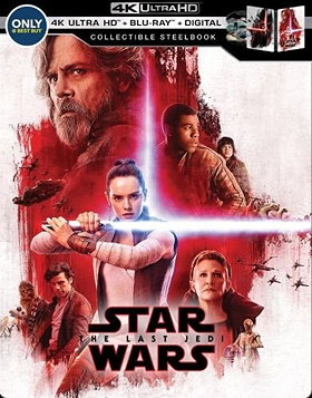 Star Wars: The Last Jedi Limited Edition SteelBook (4K Ultra HD Blu-Ray+Blu-Ray+Digital) Collectible