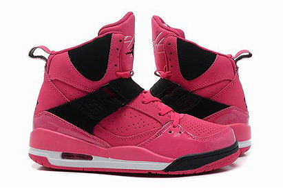 Nike Womens Jordan Flights 45 High Girls GS Vivid Pink Black