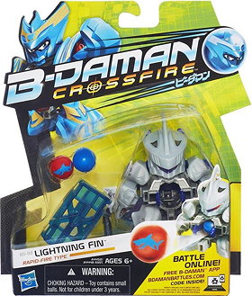B-Daman Crossfire Lightning Fin Figure (BD-02)