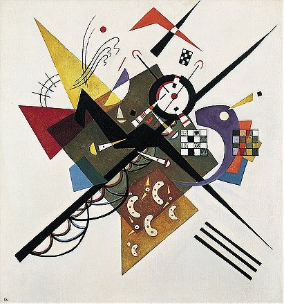 No branco II - Wassily Kandinsky
