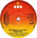 I Believe (When I Fall In Love It Will Be Forever)