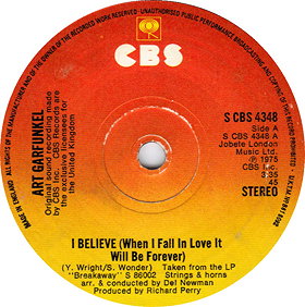 I Believe (When I Fall In Love It Will Be Forever)