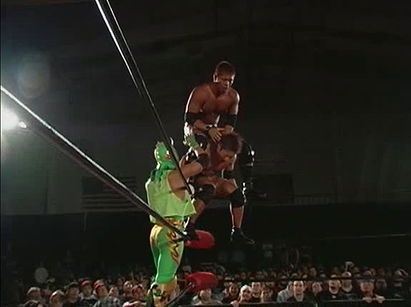 CIMA, Masato Yoshino & Naruki Doi vs. Dragon Kid, Genki Horiguchi & Ryo Saito (2006/03/31)
