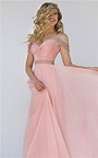 Blush Beaded Backless Knotted Ruched Evening Dress 2016 Sherri Hill 50086