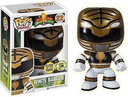 Funko POP! Power Rangers Glow-in-the-Dark White Ranger (SDCC Exclusive)