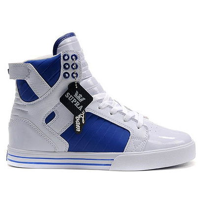 Supra Skytop Blue White Men Footwear 