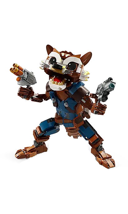 Miniso Marvel Rocket Raccoon Building Block Bricks Set