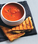 Grilled Cheese Sandwich and Campbell's Tomato Soup