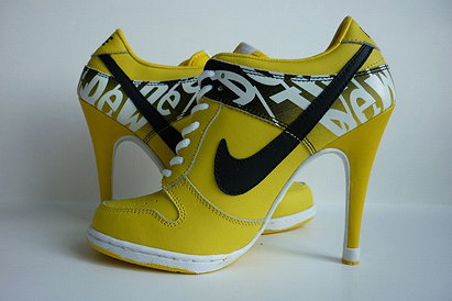 Nike Dunk SB Low Heels Yellow/White/Black 