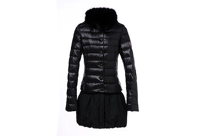 Moncler Women Satomi Long Down Coat Black