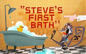 Cloudy With A Chance Of Meatballs 2 - Steve's First Bath (2014)
