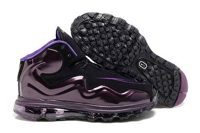 Air Flyposite Black and Club Purple and Midas Gold/Black Shoes