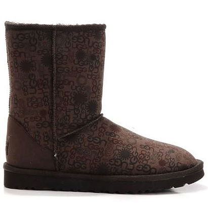 Fancy Classic UGG Australia Womens Short Boots 5875 Chocolate