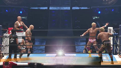 Karl Anderson & Doc Gallows vs. Great Bash Heel (NJPW, Wrestle Kingdom 10)
