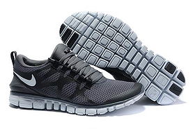 Nike Free 3.0 V3 Running Shoe Charcoal Grey White Mens 