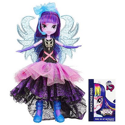 My Little Pony Equestria Girls Rainbow Rocks Deluxe Dress Twilight Sparkle Doll