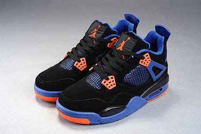 Nike Jordan IV4 Cavs BlackOrangeRoyal Blue