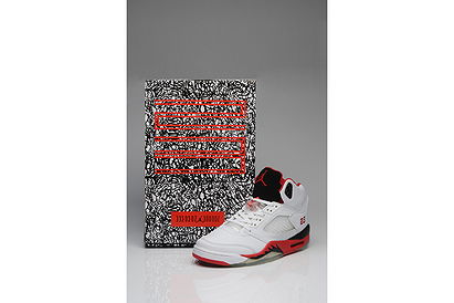 Glow Sneakers (Red/White/Black) Nike Air Jordan 5 (Mens)Release Online