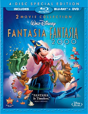 Fantasia/Fantasia 2000 (4-Disc Special Edition Blu-ray/DVD Combo w/ Blu-ray Packaging)