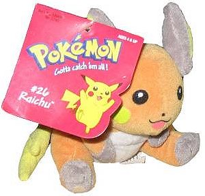 Pokemon Raichu #26 Mini Plush