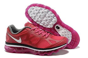 Womens Nike Air Max 2012 Wine RedRed Running Shoe