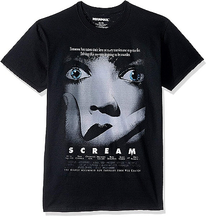 Men's Scream Movie Poster Short Sleeve T-Shirt