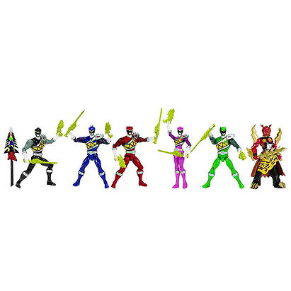 Power Rangers Dino Charge 6 Pack 5 Inch Figures