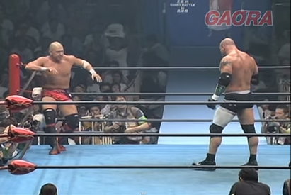 Taiyo Kea vs. Goldberg (AJPW, 08/31/02)