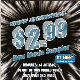 The Simply Spectacular $2.99 New Music Sampler