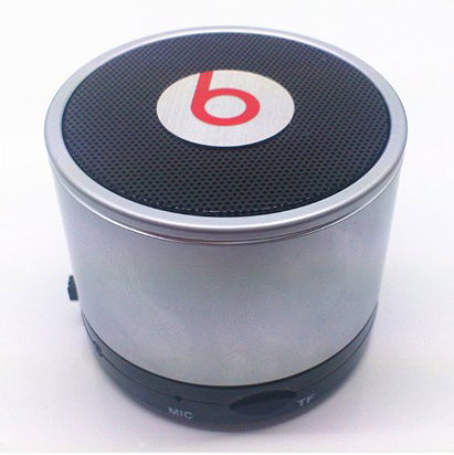 Beats Wireless Mini Bluetooth Speaker Support Phone Call and TF Card-Gray