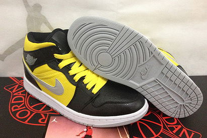 Available Early:Mens Size Black Stealth - Speed Yellow Air Jordan I 