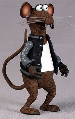 The Muppets: Rizzo the Rat in Black Jacket