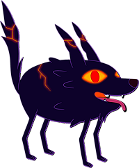 Fire Wolf Pup
