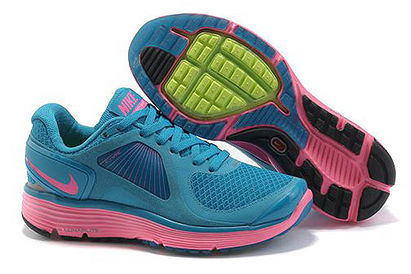 Nike LunarEclipse Running Shoe Vivid Blue Pink Womens