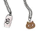 Steven Universe Cookie Cat Necklace Set