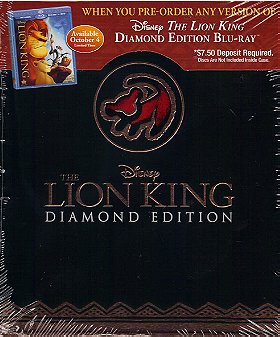 Lion King Blu-Ray Diamond Edition (Metalpack)