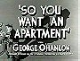 So You Want an Apartment