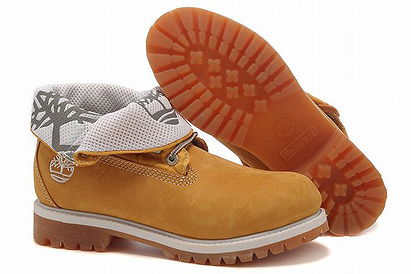 Timberland Roll Top Boots Wheat White Womens 