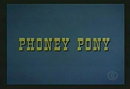 Phoney Pony