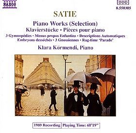 Piano Works (Selection): 3 Gymnopédies, Menus propos Enfantins, Descriptions automatiques, Embryons 