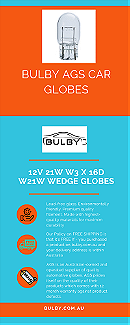 Shop AGS 12V 21W W3 X 16D W21W Car Globes