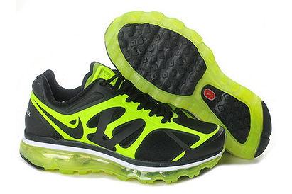 Mens Air Max 2012 Black Volt Shoes
