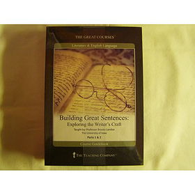 The Teaching Company: Building Great Sentences: Exploring the Writer's Craft DVD course number 2368