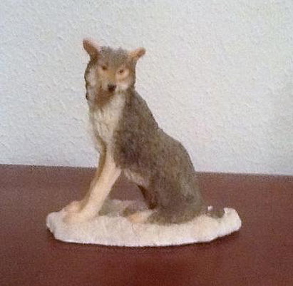 Wolf Figurine - Wolf Sitting (Young's)