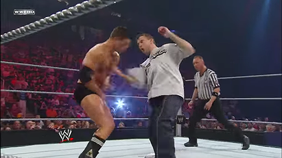 Cody Rhdoes vs. Shane McMahon (WWE, Superstars 4/16/09)