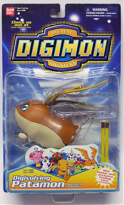 Digimon - Digivolving Patamon to Angemon Action Figure