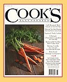 Cook's Illustrated Magazine Vol 1 No. 1 Charter Issue
