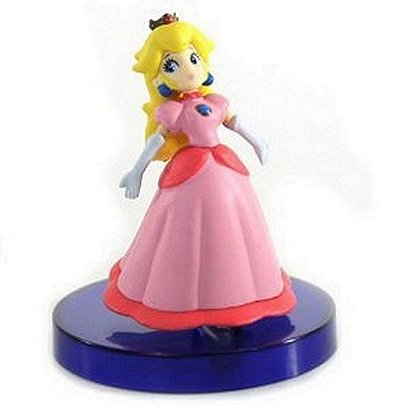 Super Mario Galaxy Tomy Gashopan Mini 2 Inch PVC Figure Princess Peach