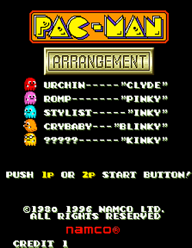 Pac-Man Arrangement (GBA)
