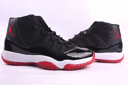 Nike Air Jordan 11 Retro Black White Red Men's